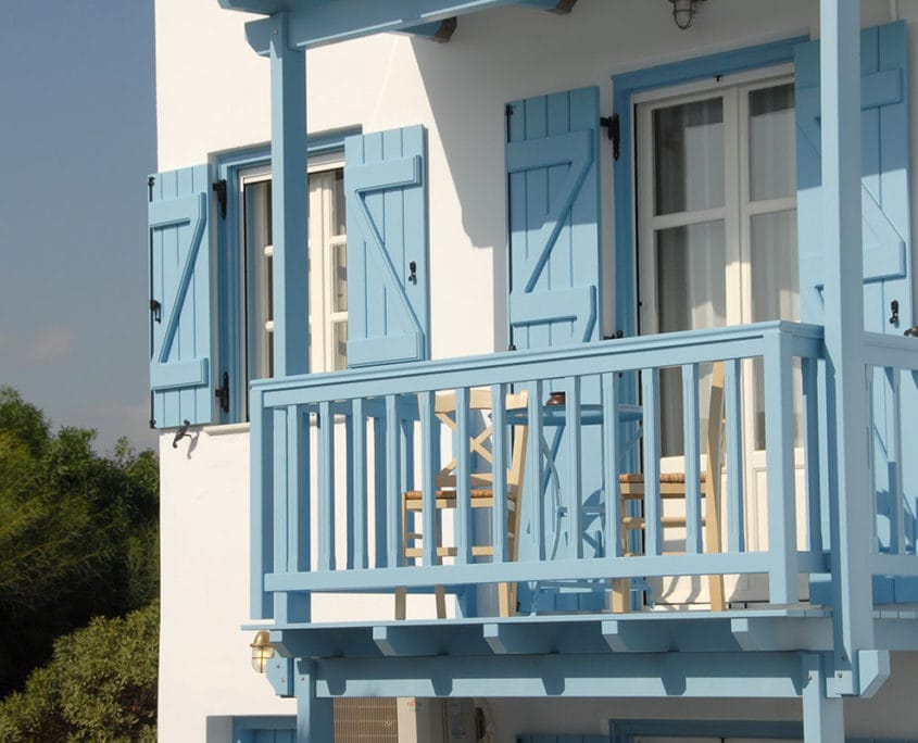 naxos glyfada studios balcony