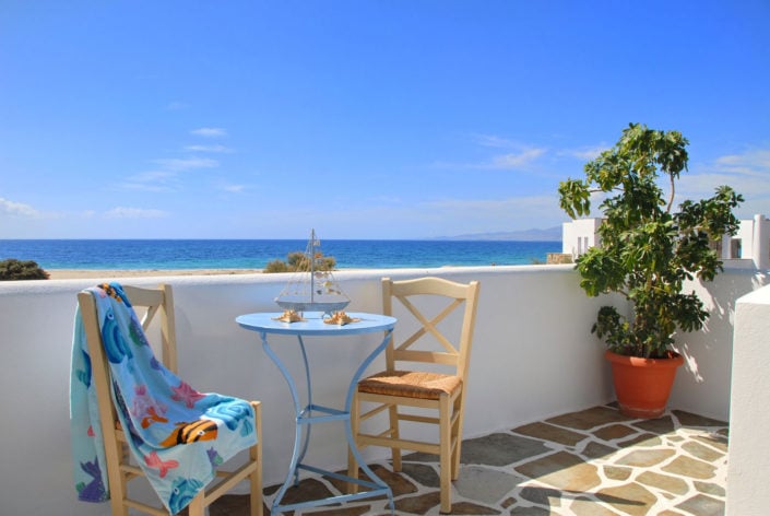 sea view romantic studio glyfada naxos